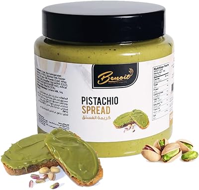 Crème à tartiner benoit à la pistache, 34% crémeuse, 500g, pour pâtisseries et garnitures de biscuits et gâteaux. DIAYTAR COTE D'IVOIRE est une plateforme d'achat en ligne qui satisfait tous les besoins des consommateurs ivoiriens. Avec plus de 300 000 références, la boutique en ligne propose une offre diversifiée pour répondre aux attentes des clients. De plus, la boutique propose des promotions régulières et des offres spéciales pour aider les clients à réaliser des économies sur leurs achats.