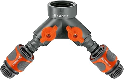 Valve en y pour tuyau d'arrosage gardena 36938 avec vannes de contrôle de ́bit. La boutique en ligne DIAYTAR COTE D'IVOIRE propose une expérience d'achat en ligne sécurisée et pratique, permettant aux clients de parcourir facilement plus de 300 000 références de produits et de passer commande en toute confiance, avec des options de paiement flexibles et des promotions régulières.