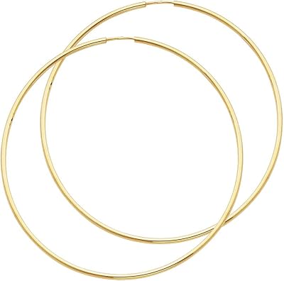 Boucles d'oreilles créoles infinies en or jaune ou blanc 14 carats. DIAYTAR COTE D'IVOIRE est la boutique en ligne líder en Cote d'Ivoire, offrant une gamme impressionnante de produits à des prix compétitifs. Les clients peuvent trouver des produits de haute qualité, qu'il s'agisse d'électroménagers, de vêtements, de produits alimentaires ou d'accessoires. Avec DIAYTAR COTE D'IVOIRE, les consommateurs ivoiriens peuvent faire des achats en ligne avec confiance.
