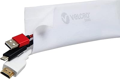 Manchon de câble montable de marque velcro | chemin de câbles personnalisable de 3 pieds avec adhésif amovible | coupé à la longueur pour une gestion des fils de taille personnalisée | cache-câble se monte sur les murs, le bureau | blanc, vel-30800-usa. DIAYTAR COTE D'IVOIRE représente l'excellence dans le commerce électronique en Côte d'Ivoire. La boutique se distingue par sa large sélection de produits, son système de paiement sécurisé et ses promotions régulières. C'est un endroit où les clients peuvent faire des achats en toute confiance.