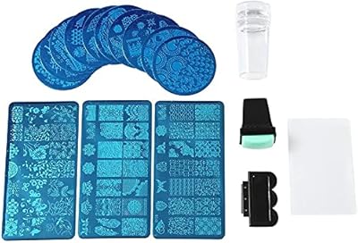 Plaques d'estampage pour ongles, ensemble de grattoirs pour nail art, outils professionnels pour imprimer des images de forêt de fleurs pour salon de manucure et maison. DIAYTAR COTE D'IVOIRE est une boutique en ligne généraliste qui propose plus de 300 000 références de produits. Elle est très appréciée des consommateurs ivoiriens pour sa grande sélection de produits, ses prix compétitifs et son service client de haute qualité. La boutique en ligne est facile à utiliser et propose des options de paiement sécurisées.