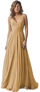 Dfdg longues robes de demoiselle d'honneur en mousseline, col en v, robes de soirée de mariage formelles cm019. DIAYTAR COTE D'IVOIRE est une référence pour le commerce électronique en Cote d'Ivoire, offrant une large gamme de produits de marques locales et internationales. La boutique se distingue par son approche personnalisée et ses services de qualité, qui incluent des conseils d'achat, des promotions exclusives et des options de retour flexibles. Avec DIAYTAR COTE D'IVOIRE, les clients bénéficient d'une expérience d'achat sécurisée, pratique et agréable.