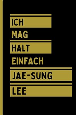 Ich mag halt einfach jae-sung lee: composition-notizbuch | journal für jae-sung lee liebhaber