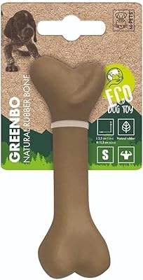 Jouet en os en caoutchouc naturel m-pets greenbow pour chiens, taille s
