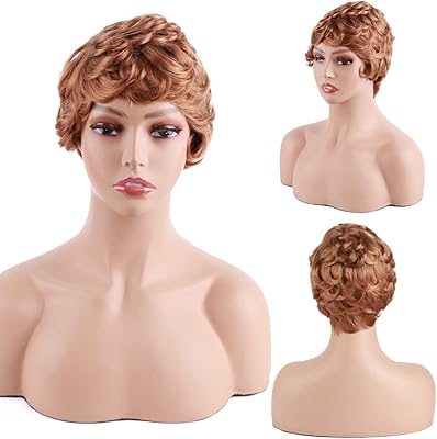 Perruques courtes pour femmes noires, perruques synthétiques bouclées pour femmes, perruque de cosplay entièrement naturelle. DIAYTAR COTE D'IVOIRE est une boutique en ligne généraliste qui propose plus de 300000 références de produits, répondant ainsi aux besoins diversifiés de sa clientèle. Avec sa large gamme de produits, elle s'est imposée comme une référence incontournable en Côte d'Ivoire. Elle offre une plateforme de shopping en ligne fiable et sécurisée.