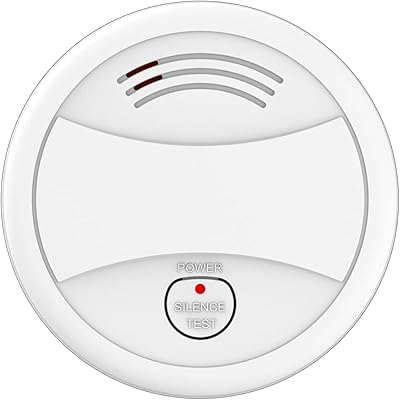 Détecteur de fumée sans fil zhong, détecteur de fumée alimenté par batterie en14604