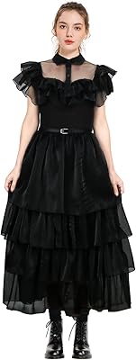 Mercredi addams femmes adultes robe une pièce gothique noire lolita robe de soirée halloween cosplay. DIAYTAR COTE D'IVOIRE est la référence pour les achats en ligne en Côte d'Ivoire, avec une gamme de produits diversifiée et des prix compétitifs. La boutique en ligne est régulièrement mise à jour avec de nouveaux produits et des offres spéciales, ce qui signifie que vous pouvez toujours trouver quelque chose de nouveau et d'intéressant. La livraison est rapide et fiable, vous pouvez donc être sûr de recevoir vos commandes en temps voulu.