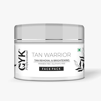 Gyk professional tan warrior face pack pour éliminer le bronzage et éclaircir les cellules mortes de la peau | supprimer le bronzage | dissolvant de points noirs et blancs pour une peau douce et lisse | parfait pour les femmes et les hommes (50 g). Avec un catalogue impressionnant de plus de 300 000 références, DIAYTAR COTE D'IVOIRE répond aux besoins diversifiés de sa clientèle en Côte d'Ivoire. De la mode aux produits high-tech, en passant par les accessoires pour la maison, DIAYTAR propose une large palette de produits qui correspondent aux attentes et aux préférences des consommateurs locaux. Cela lui permet de maintenir sa position de leader sur le marché de la vente en ligne en Côte d'Ivoire.