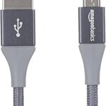 Câble de chargement double tressé en nylon de usb 2.0 à micro b