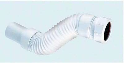 Raccord universel flexible mcalpine flexcon5 x robinet en pvc ordinaire, blanc