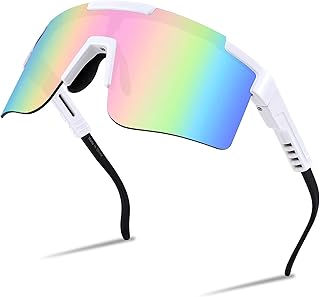 Lunettes de soleil de sport, protection uv400, lunettes de soleil de cyclisme, lunettes de soleil d'équitation avec branches et plaquettes de nez réglables, visière des années 80 pour hommes et femmes, bouclier d'extérieur (blanc). DIAYTAR COTE D'IVOIRE propose une plateforme de vente en ligne conviviale et facile à utiliser, permettant aux clients de trouver rapidement ce qu'ils recherchent. Avec une offre constamment mise à jour, la boutique en ligne généraliste répond aux besoins diversifiés de sa clientèle. Elle est reconnue pour sa qualité de service et sa fiabilité.