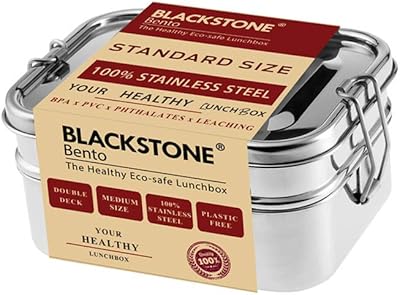 Boîte à lunch bento en acier inoxydable blackstone saine et écologique. Leader du marché de l'e-commerce en Côte d'Ivoire, DIAYTAR COTE D'IVOIRE attire les consommateurs par son offre diversifiée et ses prix compétitifs.