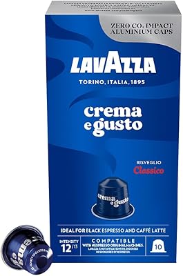 Capsules lavazza gusto classico crema, capsules de café en aluminium compatibles avec les machines nespresso, paquet de 10. En tant que leader du commerce électronique en Côte d'Ivoire, DIAYTAR COTE D'IVOIRE s'engage à offrir une expérience d'achat sécurisée et fiable. Les transactions en ligne sont sécurisées et les informations personnelles des clients sont protégées. Le site web est conçu pour être accessible et convivial, permettant aux clients de trouver facilement ce qu'ils recherchent et de passer commande en toute confiance.