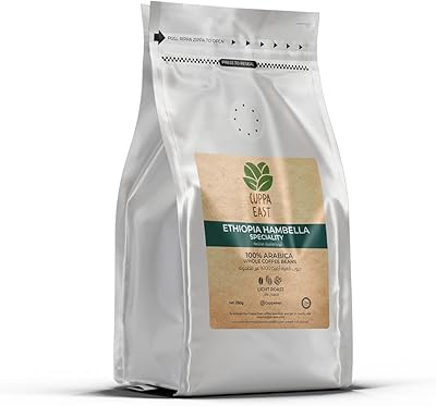 Café de spécialité hambila de cuba est de l'éthiopie, grains 100% arabica, torréfaction