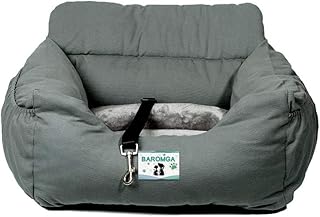 Siège auto pour chien, rehausseur pour chiot avec poche de rangement, clip