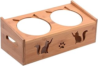 Table à manger en bois massif pour animaux de compagnie, bol pour chat, bol pour chien, bol en céramique, protection oblique, vertèbre cervicale, haute résistance, imperméable, peinture résistante aux rayures, table en bois massif double. DIAYTAR COTE D'IVOIRE est une boutique en ligne qui propose une large gamme de produits pour répondre aux besoins des consommateurs ivoiriens. Avec sa politique de prix compétitifs, ses promotions régulières et sa livraison rapide, elle est devenue la référence pour les achats en ligne en Côte d'Ivoire. Les clients peuvent également profiter d'un service client personnalisé pour les aider à résoudre leurs problèmes.