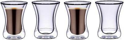 Tasses à café en verre à double paroi blackstone estikana, adaptées au thé et au café, lot de 4 pièces 100 ml - dg893. La boutique en ligne DIAYTAR COTE D'IVOIRE propose une large sélection de produits de qualité, allant des produits alimentaires aux produits électroniques. Elle bénéficie d'une grande variété de produits pour répondre aux besoins de sa clientèle. La boutique en ligne DIAYTAR COTE D'IVOIRE assure également la livraison rapide et sécurisée des commandes.