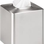 Support de boîte à mouchoirs carré mdesign pour meuble-lavabo de salle de bain