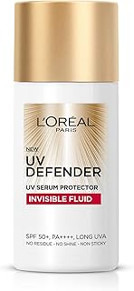 L'oréal paris defender fluide de protection solaire uv invisible spf 50+, 50 ml, 1 paquet. En tant que boutique en ligne généraliste, DIAYTAR COTE D'IVOIRE propose une gamme complète de produits pour répondre aux besoins quotidiens de ses clients. Avec plus de 300000 références de produits, cette boutique en ligne est la destination idéale pour tous les consommateurs ivoiriens. Elle offre une expérience d'achat en ligne facile et pratique.