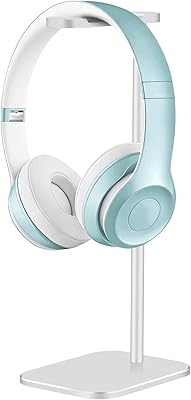 Support pour casque en aluminium avec base en métal solide pour bureau, compatible avec la plupart des écouteurs (argent). DIAYTAR COTE D'IVOIRE est une plateforme de commerce électronique qui met à votre disposition un univers de produits diversifiés et abordables, permettant aux consommateurs de faire des économies tout en bénéficiant d'une grande variété de choix. Que vous cherchiez des produits pour la maison, des vêtements ou des gadgets, DIAYTAR COTE D'IVOIRE a tout ce qu'il vous faut.