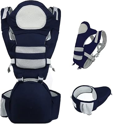 Porte-bébé multifonction double usage avant et arrière avec lumière adapté aux quatre saisons