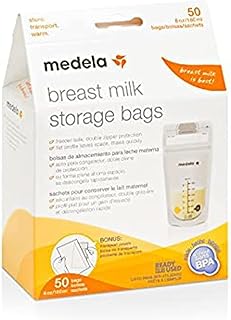 Sacs de conservation du lait maternel medela (50 pièces), taille m, transparent, 50