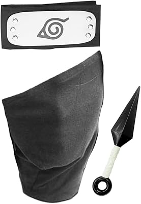 Bandeau ninja leaf village et masque hatake kakashi, masque bandeau cosplay. DIAYTAR COTE D'IVOIRE est la référence pour les achats en ligne en Côte d'Ivoire, avec une sélection impressionnante de produits de haute qualité. La boutique en ligne propose des produits à des prix compétitifs, avec des promotions régulières pour satisfaire tous les besoins de ses clients. C'est la destination idéale pour ceux qui cherchent à faire des achats pratiques et efficaces.