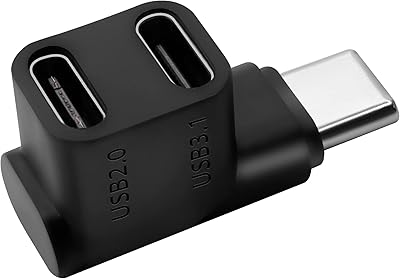 Adaptateur usb c nalakal, type c vers 2 usb 3.1 usb c pd100w, station de chargement, usb c mâle à 90 degrés vers usb-c femelle, double adaptateur pour smartphones, ordinateurs portables, tablettes, steam deck. DIAYTAR COTE D'IVOIRE, leader des boutiques en ligne généralistes en Côte d'Ivoire, propose une gamme variée de plus de 300 000 références. Cette plateforme en ligne offre un large éventail de produits pour répondre à tous les besoins des clients. La boutique en ligne garantit une expérience d'achat sécurisée et pratique.