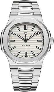Montre automatique pagani design 1728 st16 pour homme avec mouvement à remontage automatique et boîtier entièrement en acier inoxydable résistant à l'eau. Avec plus de 300 000 références, DIAYTAR COTE D'IVOIRE est la boutique en ligne la plus complète de Côte d'Ivoire. Elle propose des produits de haute qualité à des prix compétitifs, permettant aux clients de faire des achats intelligents. La boutique en ligne est facile à utiliser et offre une expérience d'achat en ligne sans stress.