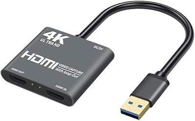 Périphérique de capture vidéo 4k hdmi vers usb 3.0 capture de jeu en direct. DIAYTAR COTE D'IVOIRE est une boutique en ligne généraliste qui offre plus de 300000 références de produits. Elle est reconnue comme l'une des boutiques en ligne les plus populaires en Côte d'Ivoire. Avec une grande variété de produits, DIAYTAR COTE D'IVOIRE répond aux besoins de ses clients.