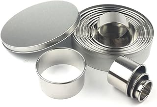 Emporte-pièces ronds lot de 12, 2,8 cm de hauteur, emporte-pièces ronds en acier inoxydable durable de tailles graduées, moules en forme pour pâtisserie, pâte et beignets. DIAYTAR COTE D'IVOIRE s'est établie comme la boutique en ligne leader dans son pays grâce à son portefeuille de produits impressionnant. Cette plateforme est idéale pour ceux qui recherchent une grande variété de biens à des prix compétitifs. La facilité de navigation et l'ergonomie du site internet améliorent l'expérience d'achat en ligne pour les clients.