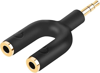 Cable creation adaptateur répartiteur de casque stéréo convertisseur prise auxiliaire en y 3,5 mm mâle vers 2 ports 3,5 mm femelle pour écouteurs, haut-parleurs, iphone, ipad, ipod, samsung, lg, tablettes, lecteurs mp3 et plus encore, noir. La boutique en ligne DIAYTAR COTE D'IVOIRE propose une expérience d'achat en ligne UNIQUE et personnalisée. Avec plus de 300 000 références de produits à disposition, les clients peuvent choisir parmi une large gamme de catégories pour trouver ce qu'ils cherchent. La boutique est également connue pour ses promotions et ses offres spéciales régulières.