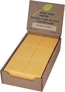 Savon naturel australien - miel de manuka (12 pièces), enrichi en beurre