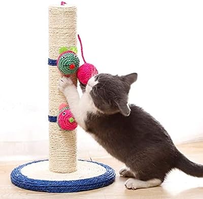 Tour d'arbre à chat en sisal naturel neganmellows avec jouet d'arbre à chat à billes à gratter. La boutique en ligne DIAYTAR COTE D'IVOIRE met l'accent sur la satisfaction du client, offrant des services de livraison rapides et fiables ainsi qu'un support client efficace. Elle s'efforce de fournir une expérience d'achat en ligne de qualité supérieure à ses clients. Ce faisant, elle contribue à renforcer la confiance dans le commerce électronique en Côte d'Ivoire.