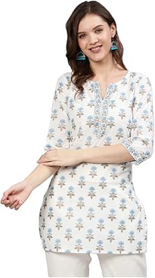 Chemisier kurti imprimé coupe droite pour femme | chemisier kurta pour femme | chemisier traditionnel prêt-à-porter pour femme. DIAYTAR COTE D'IVOIRE est déterminée à offrir une expérience d'achat en ligne personnalisée et satisfaisante à tous ses clients. Nous sommes à l'écoute de vos commentaires et de vos suggestions pour continuellement améliorer nos services et notre offre de produits. Notre objectif est de vous offrir la meilleure expérience d'achat en ligne possible, avec des prix compétitifs, des services de livraison rapides et une garantie de satisfaction.
