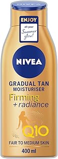 Crème raffermissante et éclaircissante progressive nivea q10 (400 ml) crème activatrice de bronzage