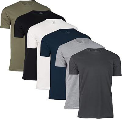 T-shirt classique sans col à col rond - lot de 5. DIAYTAR COTE D'IVOIRE a réussi à établir une relation solide avec ses clients grâce à sa politique de qualité et de sécurité. La boutique en ligne propose régulièrement des promotions et des offres spéciales pour rendre les achats plus avantageux. Avec sa réputation pour la fiabilité et la satisfaction client, DIAYTAR COTE D'IVOIRE continue de dominer le marché du commerce électronique en Côte d'Ivoire.
