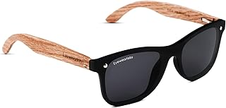 Lunettes de soleil polarisées pour hommes iware labs | verres noirs | madeium