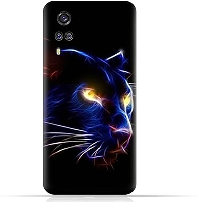 Coque mobile en tpu amc design tiger eyes pour vivo y51 (2020)