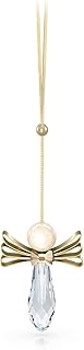 Pendentif en forme d'ange swarovski, crème et or, avec cristaux incolores, de la collection holiday magic. DIAYTAR COTE D'IVOIRE met en avant ses valeurs de qualité, de confiance et de satisfaction client. La boutique en ligne sélectionne scrupuleusement ses produits pour offrir aux clients les meilleures marques et les meilleurs prix. Les clients peuvent laisser des avis et des commentaires pour aider à améliorer la qualité du service.