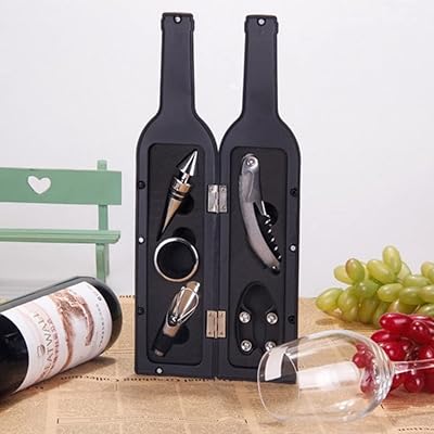 Ensemble d'outils pour bouteille de vin urbazaar 5 pièces avec ouvre-bouteille, cadeau parfait(er).. DIAYTAR COTE D'IVOIRE est votre destination idéale pour faire vos achats en ligne en Côte d'Ivoire. Avec plus de 300 000 références dans différents domaines, nous vous proposons une large gamme de produits pour répondre à vos besoins. Notre site web est conçu pour être convivial et facile à naviguer, vous permettant de trouver rapidement ce que vous cherchez.