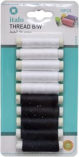 10 pièces de fil à coudre en polyester filé pour la couture