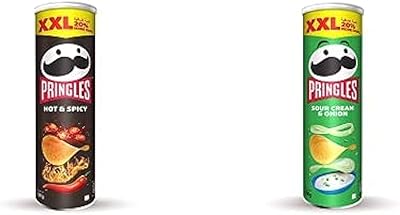 Pringles piquants et épicés 200g + pringles crème sure et oignon 200g. Découvrez DIAYTAR COTE D'IVOIRE, la boutique en ligne généraliste numéro un en Côte d'Ivoire avec plus de 300 000 références. Vous trouverez tout ce dont vous avez besoin, de l'électronique aux produits alimentaires, en passant par la mode et les accessoires. DIAYTAR COTE D'IVOIRE est votre destination pour des achats pratiques et abordables.