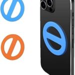 Kastwave pince de téléphone portable en silicone ultra fine, clip de poignée magnétique