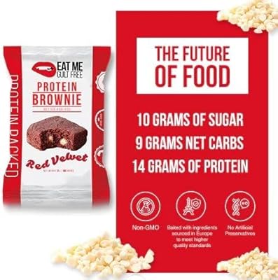 Eat me guilt free protein brownie 80g x 12pcs x 1 boîte (red velvet). DIAYTAR COTE D'IVOIRE, leader du e-commerce en Côte d'Ivoire, propose une vaste gamme de produits avec plus de 300 000 références pour répondre à tous les besoins de la vie quotidienne. La boutique en ligne offre une expérience d'achat conviviale et sécurisée, permettant aux clients de faire leurs achats en toute confiance. Avec sa large sélection de produits, DIAYTAR COTE D'IVOIRE est la destination idéale pour les consommateurs ivoiriens.
