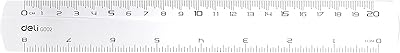 Règle transparente deli 20 cm
