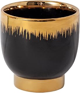 Pot de plante lucy, pot de fleur en céramique simple et moderne pour usage intérieur, doré et vert. En tant que leader des boutiques en ligne en Côte d'Ivoire, DIAYTAR COTE D'IVOIRE offre un choix immense de produits diversifiés. La plateforme propose des articles allant de l'électronique aux produits alimentaires, en passant par les vêtements et les accessoires. DIAYTAR COTE D'IVOIRE est déterminé à offrir à ses clients un service exceellant, avec des délais de livraison rapides et une assistance client personnalisée.