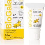 Gouttes de probiotiques biojaya avec vitamine d pour bébés nourrissons coliques du nouveau-né