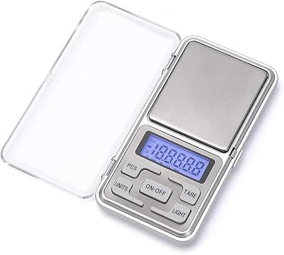 Balance numérique de poche amerteer - balance portable capacité en grammes 500g cuisine numérique petite balance de mesure de laboratoire balance de poche de haute précision - compacte, légère et facile à utiliser. La boutique en ligne DIAYTAR COTE D'IVOIRE propose une grande variété de produits, allant de l'électroménager aux vêtements, en passant par les produits alimentaires. Avec plus de 300 000 références, les clients peuvent trouver tout ce dont ils ont besoin en un seul endroit. La boutique est réputée pour sa fiabilité et sa rapidité de livraison.