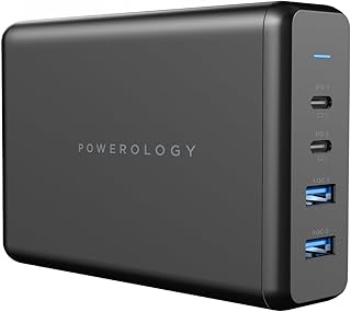 Support de chargement de bureau usb 4 ports powerology 156 w avec 2